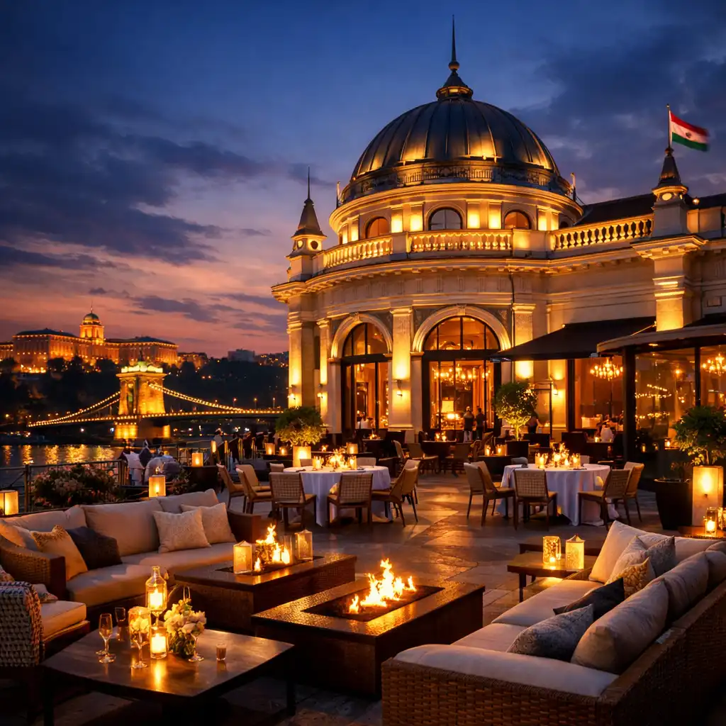 Budapesti boutique klub intim hangulatú lounge térrel